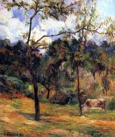 Gauguin, Paul - Cow in a Meadow, Rouen